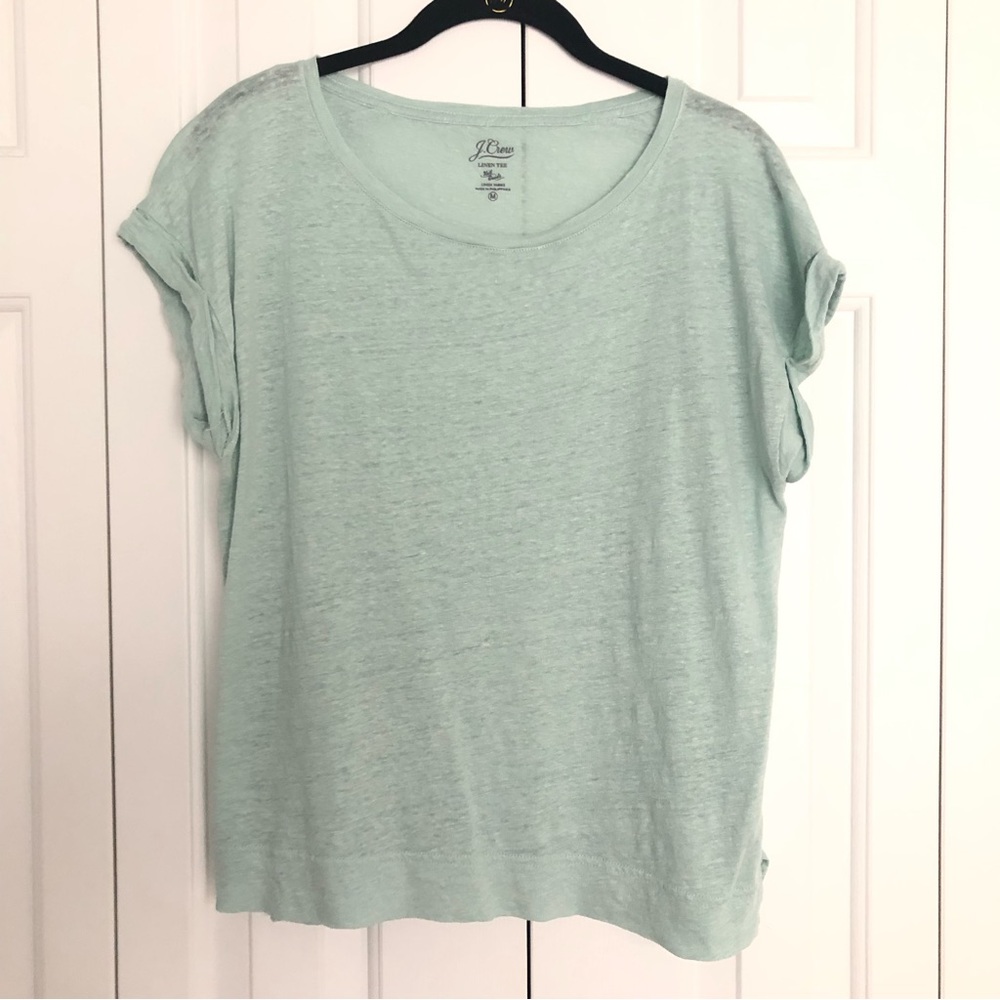 J. Crew Linen Tee Shirt